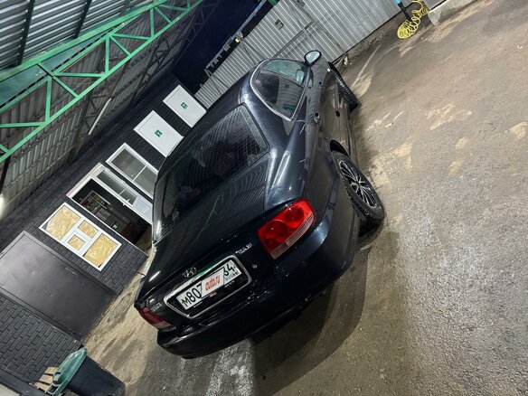 2006 Hyundai Sonata ТагАЗ IV (EF) Рестайлинг, чёрный, 470000 рублей - вид 8