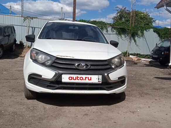 2019 Lada (ВАЗ) Granta I Рестайлинг, белый, 510000 рублей - вид 3