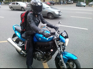 2006 Suzuki SV 650, синий, 350000 рублей, вид 2