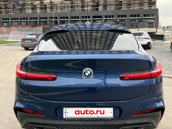 2019 BMW X4 30d II (G02), синий - вид 3