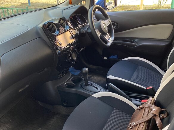 2019 Nissan Note II Рестайлинг, синий, 1150000 рублей - вид 6