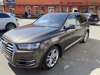 2016 Audi Q7 II (4M), коричневый, 3750000 рублей, вид 3