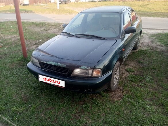 1998 Suzuki Baleno I, зелёный, 130000 рублей