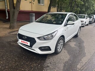 2018 Hyundai Solaris II, белый, 1050000 рублей, вид 1