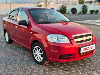 2008 Chevrolet Aveo I Рестайлинг, красный, 390000 рублей, вид 2