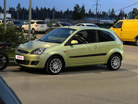2007 Ford Fiesta Mk5, зелёный, 470000 рублей