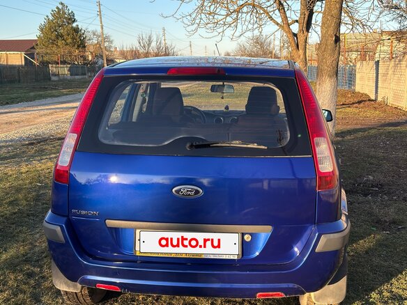 2008 Ford Fusion I Рестайлинг, синий, 500000 рублей - вид 4