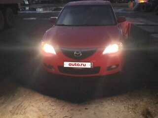 2006 Mazda 3 I (BK) Рестайлинг, красный, 310000 рублей, вид 3