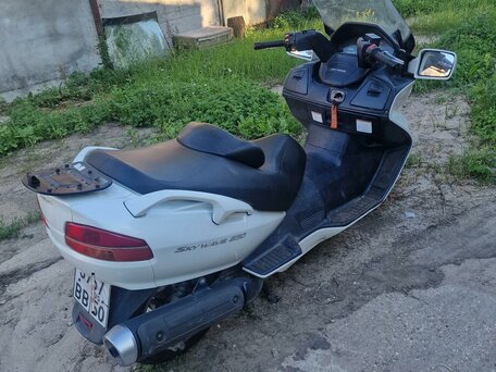 2004 Suzuki Burgman (SkyWave) 650, белый, 280000 рублей, вид 3