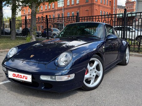 1997 Porsche 911 Carrera 4S IV (993), синий, 25000000 рублей, вид 1