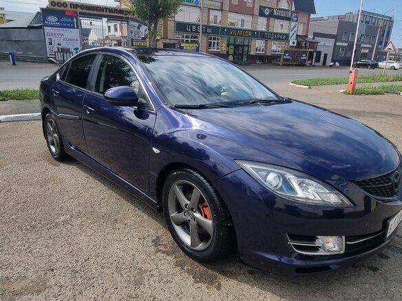 2007 Mazda 6 II (GH), синий, 560000 рублей - вид 3