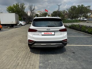 2018 Hyundai Santa Fe IV, белый, 3650000 рублей, вид 5