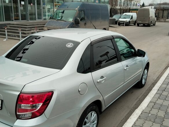 2023 Lada (ВАЗ) Granta I Рестайлинг, серый, 915000 рублей - вид 2