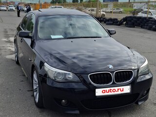 2005 BMW 5 серии 530i V (E60/E61), чёрный, 1500000 рублей, вид 2