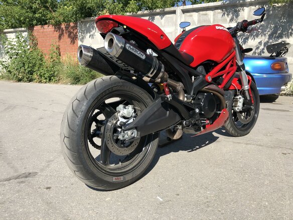 2013 Ducati Monster 696, красный - вид 6