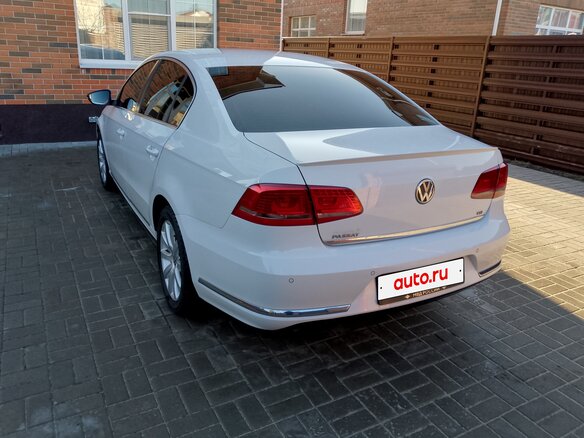 2014 Volkswagen Passat B7, белый, 1450000 рублей - вид 4