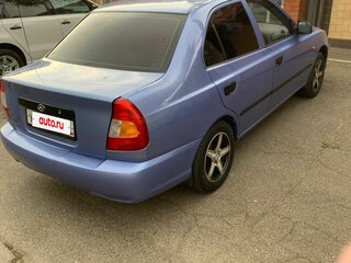 2006 Hyundai Accent ТагАЗ II, фиолетовый, 360000 рублей, вид 4
