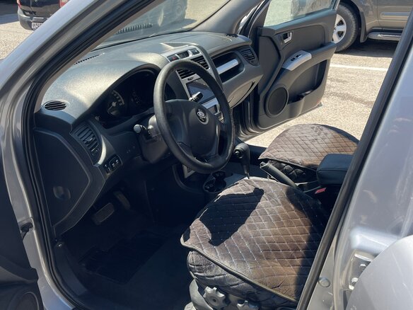 2006 Kia Sportage II, серый, 850000 рублей - вид 15