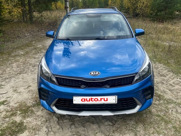 2020 Kia Rio X-Line IV, синий, 1330000 рублей - вид 1