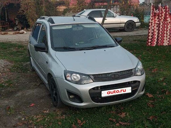 2014 Lada (ВАЗ) Kalina II, серебристый, 430000 рублей - вид 1