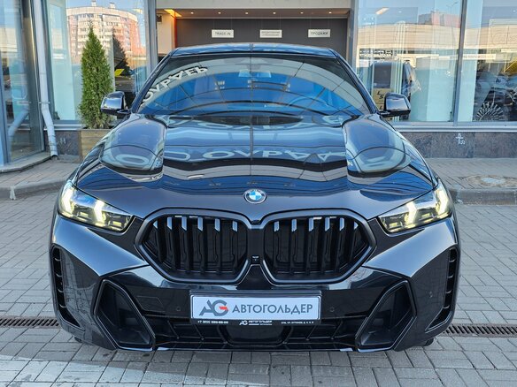 2024 BMW X6 30d III (G06) Рестайлинг, чёрный - вид 1