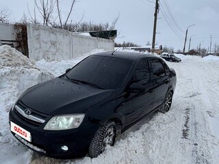 2015 Lada (ВАЗ) Granta I, чёрный, 450000 рублей, вид 2