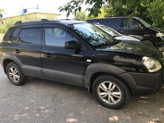 2008 Hyundai Tucson I, чёрный, 1100000 рублей, вид 2