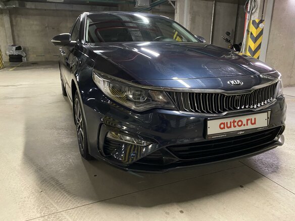 2019 Kia Optima IV Рестайлинг, синий, 2222222 рублей - вид 3