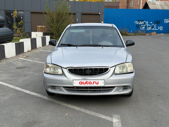 2006 Hyundai Accent ТагАЗ II, серебристый, 330000 рублей - вид 2