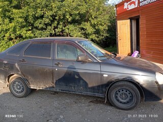 2008 Lada (ВАЗ) Priora I, чёрный, 180000 рублей, вид 4