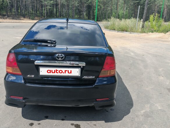2003 Toyota Allion I, чёрный, 800000 рублей - вид 1