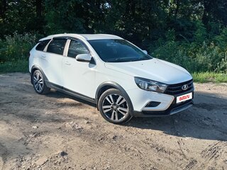 2018 Lada (ВАЗ) Vesta SW Cross I, белый, 980000 рублей, вид 3