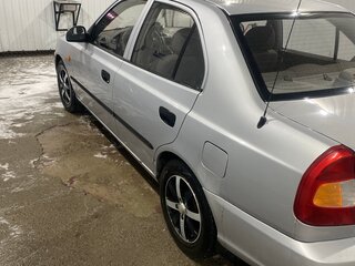 2006 Hyundai Accent ТагАЗ II, серебристый, 340000 рублей, вид 3