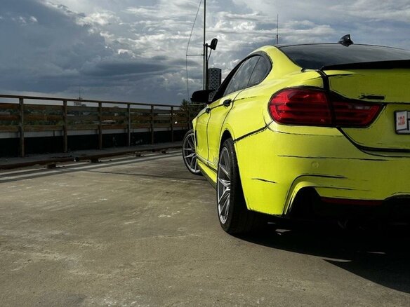 2015 BMW 4 серии Gran Coupe 428i xDrive F32/F33/F36, зелёный, 2200000 рублей - вид 3