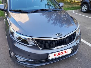 2015 Kia Rio III Рестайлинг, серый, 730000 рублей, вид 3