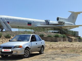 2002 Suzuki Swift II Рестайлинг, серый, 155000 рублей, вид 2
