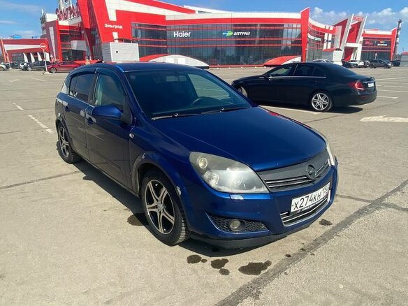 2007 Opel Astra H Рестайлинг, синий, 333000 рублей - вид 2