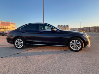 2019 Mercedes-Benz C-Класс 180 IV (W205) Рестайлинг, синий, 3300000 рублей, вид 3