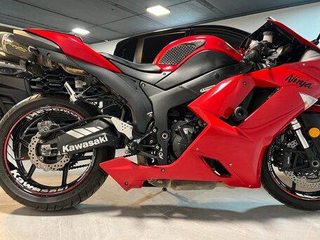2007 Kawasaki ZX-6 Ninja, красный, 649000 рублей, вид 5