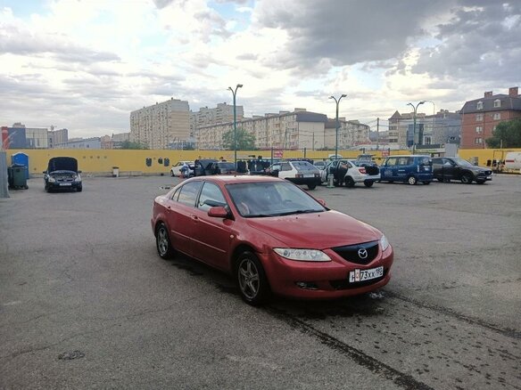 2004 Mazda 6 I (GG), красный, 550000 рублей - вид 6