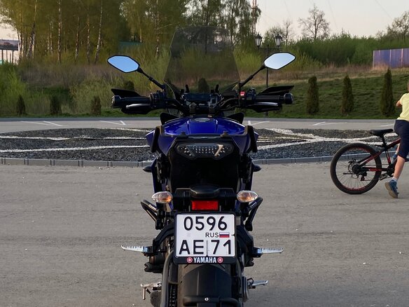 2016 Yamaha MT-09 Tracer (FJ-09), синий, 780000 рублей - вид 21