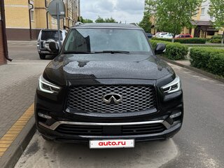 2018 Infiniti QX80 I Рестайлинг 2, чёрный, 4200000 рублей, вид 1