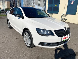 2013 Skoda Superb DSG II Рестайлинг, белый, 1100000 рублей, вид 3