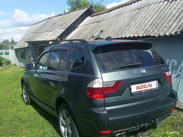 2007 BMW X3 30i I (E83) Рестайлинг, зелёный, 900000 рублей - вид 4