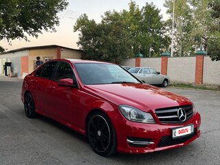 2014 Mercedes-Benz C-Класс 180 III (W204) Рестайлинг, красный, 1850000 рублей, вид 3