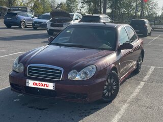 2007 Hyundai Sonata ТагАЗ IV (EF) Рестайлинг, красный, 250000 рублей, вид 1