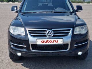2007 Volkswagen Touareg I Рестайлинг, чёрный, 1080000 рублей, вид 4