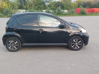 2009 Toyota Aygo I Рестайлинг, чёрный, 470000 рублей, вид 2
