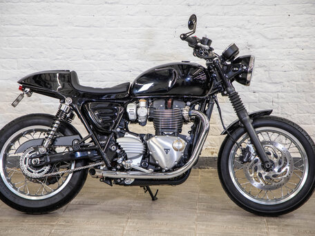 2021 Triumph Bonneville T120, чёрный, 1230000 рублей, вид 5