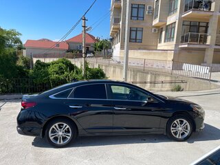 2017 Hyundai Sonata VII (LF) Рестайлинг, чёрный, 1700000 рублей, вид 3